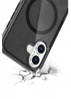 Mey İthalat®   iPhone 16 Star Magsafe Kapak - Siyah