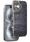 Mey İthalat®  iPhone 16 Wave Kapak - Derin Mor