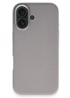 Mey İthalat®  iPhone 16 Wonder Deri Magsafe Kapak - Titan Gri