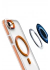 Mey İthalat®  iPhone 16E Bella Magsafe Kapak - Derin Mor