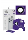 Mey İthalat®  iPhone 16E Bilvis Titan Kamera Lens - Siyah