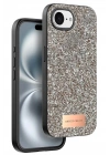 Mey İthalat®   iPhone 16E Bright Simli Kapak - Gold