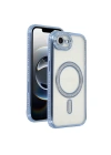 Mey İthalat®   iPhone 16E Joke Simli Magneticsafe Kılıf - Mavi
