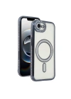 Mey İthalat®   iPhone 16E Joke Simli Magneticsafe Kılıf - Siyah