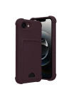 Mey İthalat®   iPhone 16E Kelvin Kartvizitli Silikon - Derin Mor