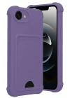 Mey İthalat®   iPhone 16E Kelvin Kartvizitli Silikon - Lila