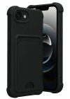 Mey İthalat®   iPhone 16E Kelvin Kartvizitli Silikon - Siyah