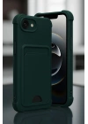 Mey İthalat®   iPhone 16E Kelvin Kartvizitli Silikon - Siyah