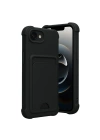 Mey İthalat®   iPhone 16E Kelvin Kartvizitli Silikon - Siyah