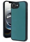 Mey İthalat®  iPhone 16E Kılıf Aras Deri Kapak - Açık Yeşil