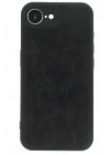 Mey İthalat®  iPhone 16E Kılıf Aras Deri Kapak - Siyah