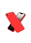 Mey İthalat®  iPhone 16E Kılıf First Silikon - Kırmızı