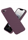 Mey İthalat®  iPhone 16E Kılıf First Silikon - Mürdüm