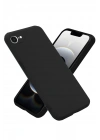 Mey İthalat®  iPhone 16E Kılıf First Silikon - Siyah