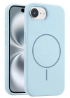 Mey İthalat®   iPhone 16E Kılıf Jully Magsafe Kapak - Mavi