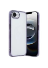 Mey İthalat®  iPhone 16E Kılıf  Lensli Silikon - Mor