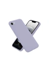Mey İthalat®   iPhone 16E Kılıf Nano içi Kadife Silikon - Lila