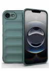 Mey İthalat®  iPhone 16E Kılıf Optimum Silikon - Koyu Yeşil