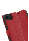 Mey İthalat®  iPhone 16E Kılıf Trend S Plus Kapaklı Kılıf - Kırmızı