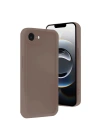 Mey İthalat®  iPhone 16E Kılıf Viera Silikon - Kahverengi