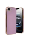 Mey İthalat®  iPhone 16E Kılıf Volet Silikon - Mor