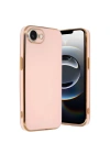 Mey İthalat®  iPhone 16E Kılıf Volet Silikon - Pembe