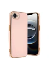 Mey İthalat®  iPhone 16E Kılıf Volet Silikon - Pembe