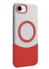 Mey İthalat®   iPhone 16E Velar Magsafe Kapak - Kırmızı