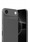 Mey İthalat®   iPhone 17 Air Auto Focus Karbon Kapak - Gri