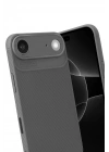 Mey İthalat®   iPhone 17 Air Auto Focus Karbon Kapak - Gri