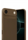 Mey İthalat®   iPhone 17 Air Auto Focus Karbon Kapak - Kahverengi