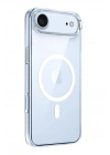 Mey İthalat®   iPhone 17 Air Combo Sert Şeffaf Magsafe Kapak - Şeffaf