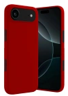 Mey İthalat®   iPhone 17 Air First Silikon - Kırmızı