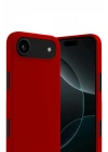 Mey İthalat®   iPhone 17 Air First Silikon - Kırmızı