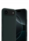 Mey İthalat®   iPhone 17 Air First Silikon - Koyu Yeşil