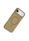Mey İthalat®   iPhone 17 Air Jully Magsafe Kapak - Çöl Titanyum
