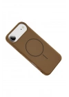 Mey İthalat®   iPhone 17 Air Jully Magsafe Kapak - Kahverengi