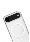 Mey İthalat®  iPhone 17 Air Kılıf Magneticsafe Şeffaf Silikon - Şeffaf