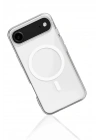 Mey İthalat®  iPhone 17 Air Kılıf Magneticsafe Şeffaf Silikon - Şeffaf