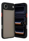 Mey İthalat®  iPhone 17 Air Kılıf Montreal Silikon Kapak - Siyah