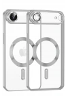 Mey İthalat®   iPhone 17 Air Kross Magneticsafe Kapak - Gümüş