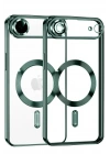 Mey İthalat®   iPhone 17 Air Kross Magneticsafe Kapak - Koyu Yeşil