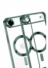 Mey İthalat®   iPhone 17 Air Kross Magneticsafe Kapak - Koyu Yeşil