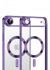 Mey İthalat®   iPhone 17 Air Kross Magneticsafe Kapak - Mor