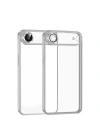 Mey İthalat®   iPhone 17 Air  Lensli Silikon - Gümüş