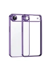 Mey İthalat®   iPhone 17 Air  Lensli Silikon - Mor