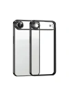 Mey İthalat®   iPhone 17 Air  Lensli Silikon - Siyah