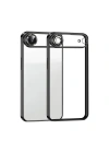 Mey İthalat®   iPhone 17 Air  Lensli Silikon - Siyah