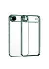 Mey İthalat®   iPhone 17 Air  Lensli Silikon - Yeşil