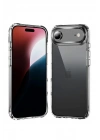 Mey İthalat®   iPhone 17 Air Lüx Şeffaf Silikon - Şeffaf